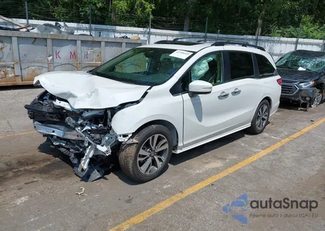 2022 Honda Odyssey Touring из США, поврежденный, VIN 5FNRL6H86NB046792